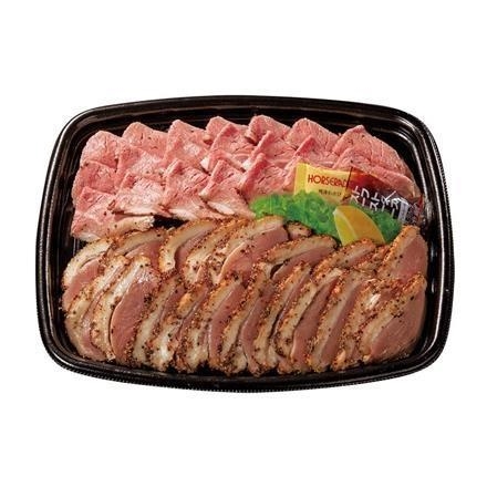 13. ローストビーフ&あい鴨パストラミ盛り合わせ