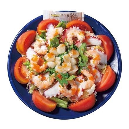 16.フレッシュトマトの海鮮カルパッチョ