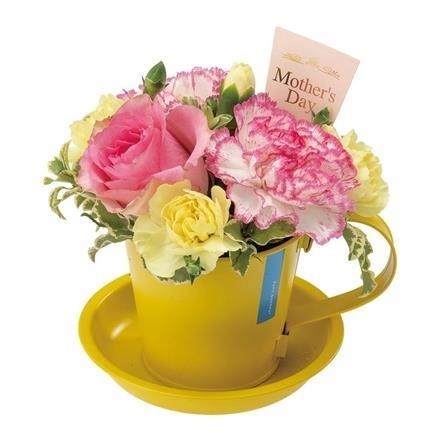 31.母の日アレンジフラワー（小）（イエロー）