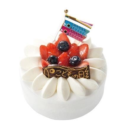 01. ローランローゼ　こどもの日　生クリームデコレーション　4号