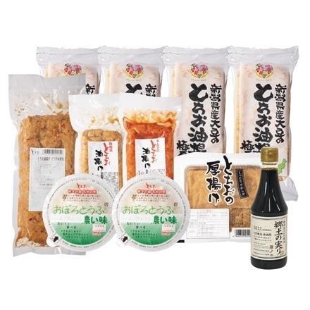 【父の日】P04：小林総本舗×Hana-ｗell　新潟県産大豆のとちお油揚げ贅沢ギフトセット