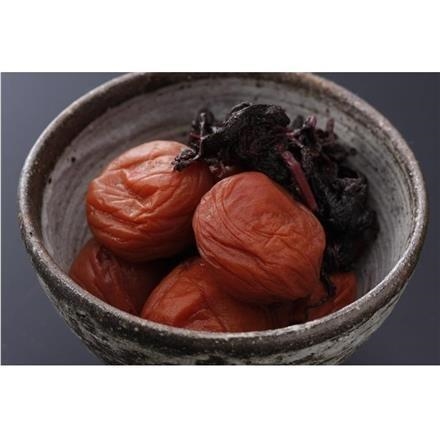 A674：JA福井県梅の里会館 オーダーメイド梅干し しそ漬け(塩分約18%)L(1.2kg)しそ有