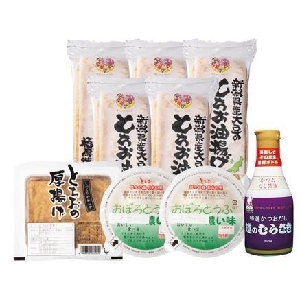 【ネット割】03P007：小林総本舗×Hana-ｗell新潟県産大豆のとちお油揚げバラエティーセット