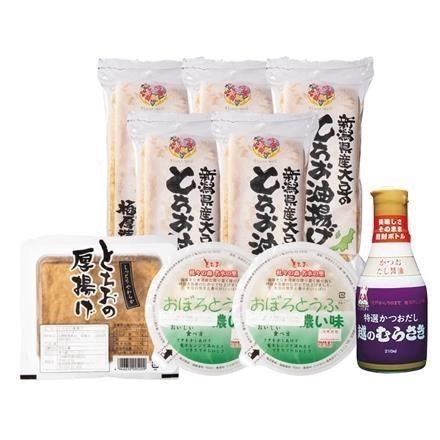 【ネット割】03P007：小林総本舗×Hana-ｗell新潟県産大豆のとちお油揚げバラエティーセット